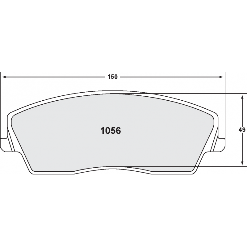 Street brake pads - Chrysler / Dodge
front pads
